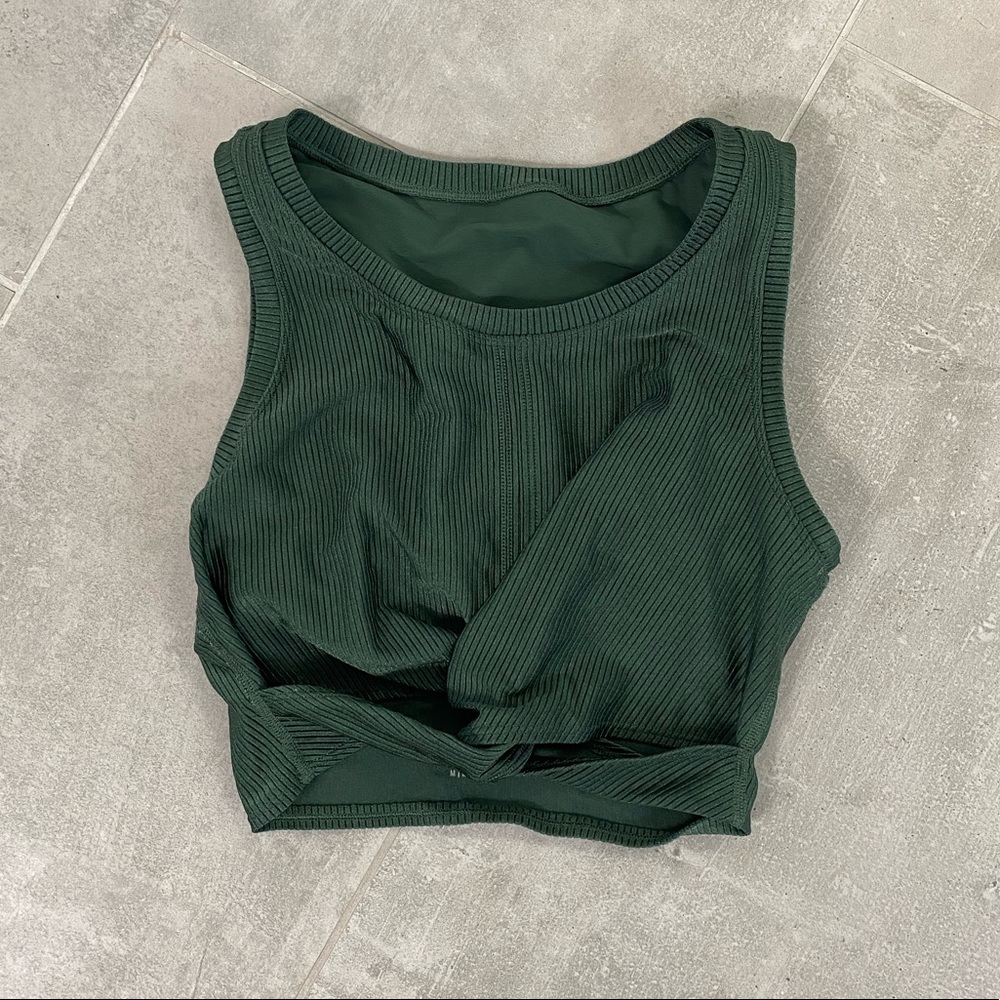 Aerie offline ribbed crossover top
